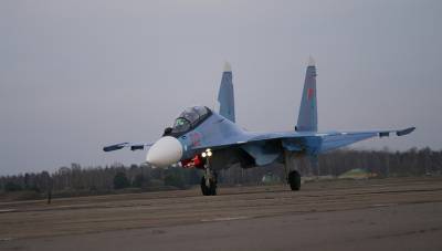 Су-30СМ заступили на боевое дежурство в Белоруссии