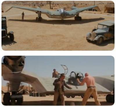 Немецкий самолёт из фильма «Индиана Джонс: В поисках утраченного ковчега» был выдуман Стивеном Спилбергом