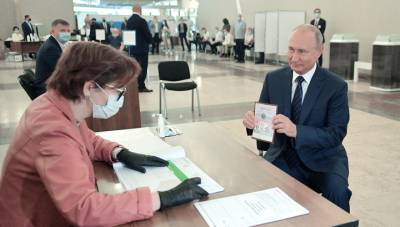Как голосовал Владимир Путин: подробности