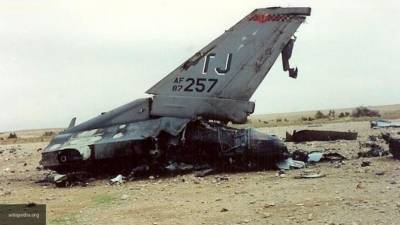 Истребитель ВВС США рухнул в Южной Каролине