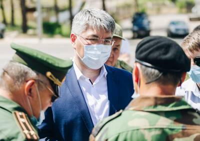 Алексей Цыденов встретился с ветеранами боевых действий