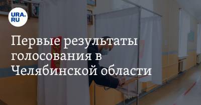 Первые результаты голосования в Челябинской области. За поправки более 70%