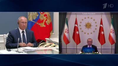Лидеры России, Ирана и Турции провели онлайн-саммит по вопросу урегулирования в Сирии