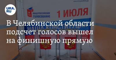 В Челябинской области подсчет голосов вышел на финишную прямую