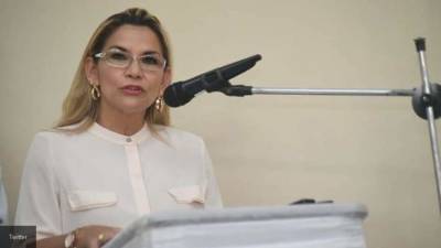 Врио президента Боливии Жанин Аньес подхватила коронавирус