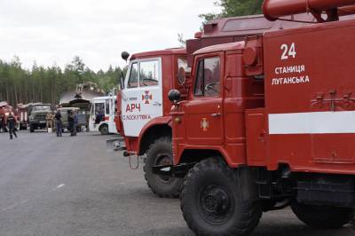 В ГСЧС отчитались о ситуации с пожарами под Луганском