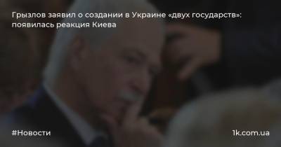 Грызлов заявил о создании в Украине «двух государств»: появилась реакция Киева