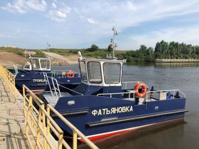 Рязанская область купила новые катера для обслуживания наплавных мостов