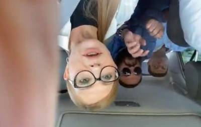 Ляшко в авто с Тимошенко снимал видео вверх ногами