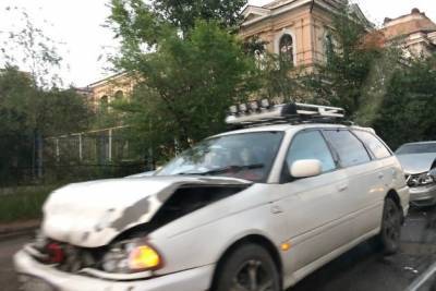 Пять машин столкнулись на улице Чкалова в Чите