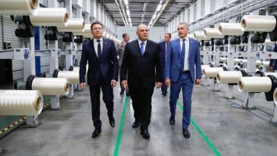 Мишустин посетил завод по производству углеродного волокна в ходе рабочего визита в Татарстан