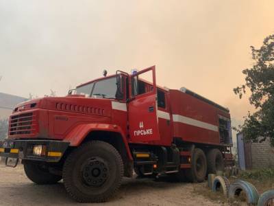 В Северодонецке из-за лесных пожаров загорелся полигон бытовых отходов
