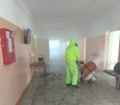 В Ульяновске продезинфицировали психиатрическую больницу