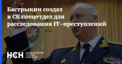Бастрыкин создал в СК спецотдел для расследования IT-преступлений