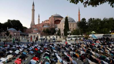 Эрдоган назвал дату первого поклонения мусульман в Святой Софии