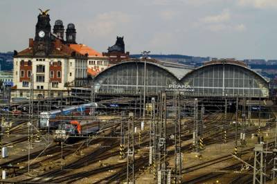 В Праге столкнулись два поезда