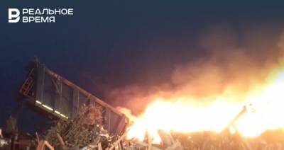 В Казани потушили пожар на полигоне ТБО «Восточный» — видео