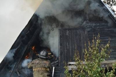 В Ивановской области в очередной раз сгорел садовый домик