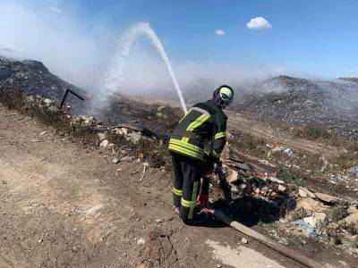 Пожар на Луганщине: под Северодонецком продолжает тлеть мусорный полигон