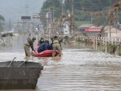Наводнения в Японии: как-минимум 66 погибших, более 12 тысяч зданий повреждены