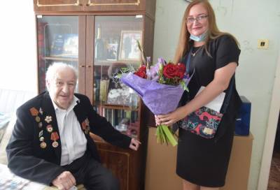 В Сосновом Бору ветеран Великой Отечественной войны встретил свое 95-летие