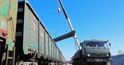 В Крым приехал первый эшелон материалов для строительства водовоза