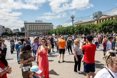 Пресс-секретарь Сергея Фургала выступила перед протестующими