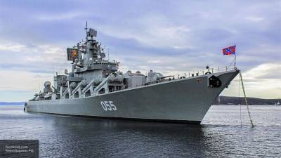 Российские ракетные крейсеры нанесли удар по условному противнику в Баренцевом море