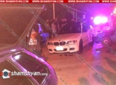 В Араратской области ВАЗ 2101 врезался в BMW, который после этого врезался в другой автомобиль: есть раненый