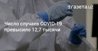 Число случаев COVID-19 превысило 12,7 тысячи