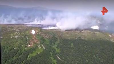 Пожар на перевале Дятлова локализовали на площади в 40 га
