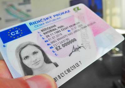 Жителей Чехии призвали проверить свои водительские удостоверения