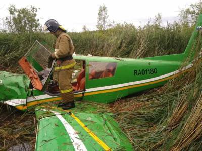 В Тверской области упал легкомоторный самолет