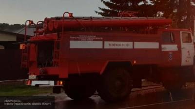 Пожарные меньше чем за час потушили сарай в Подольске