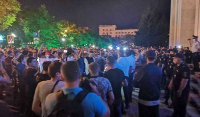 В Хабаровске прошла третья несанкционированная акция в поддержку губернатора Фургала