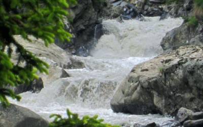 Автомобиль упал в реку в Сванети: спасатели ищут водителя