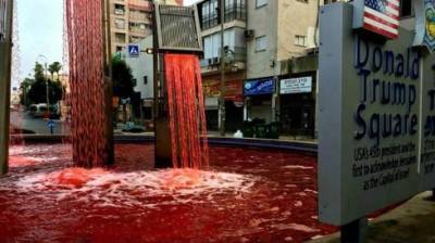 Залил кровью фонтан Трампа в Петах-Тикве - и отправлен за решетку