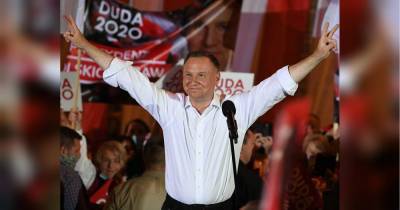 Дуда переизбран президентом Польши на второй срок, — экзитпол