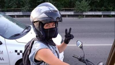 Шок-видео: пьяный водитель протаранил колонну мотоциклистов, девушка-байкер погибла