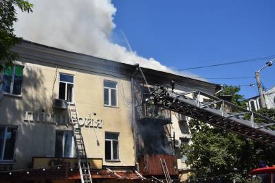 Пожар в центре Одессы: жильцы остались без крыши над головой