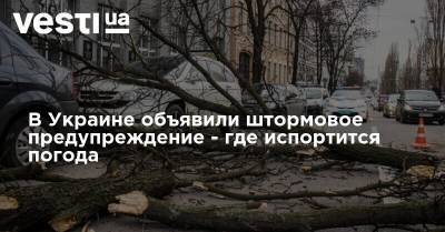 В Украине объявили штормовое предупреждение - где испортится погода