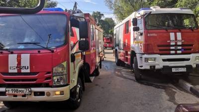 В Туле при пожаре в жилом доме погибли три человека — видео