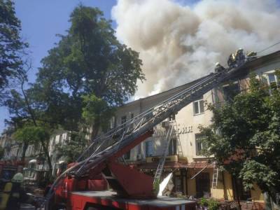 Пожар в Одессе. 38 жителей нуждаются в отселении