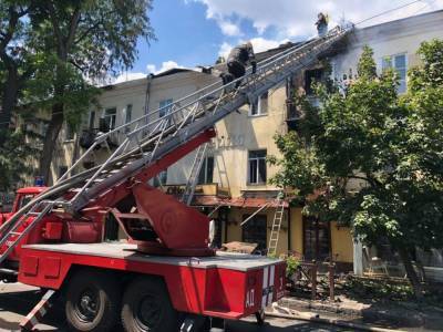 Из-за пожара в Одессе должны выселить 38 человек
