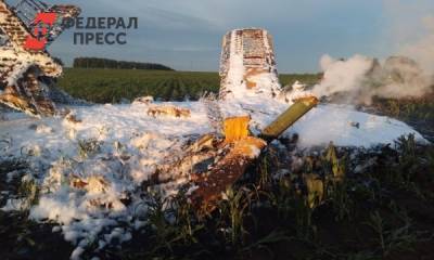 Пострадавшего при падении самолета в Нижегородской области госпитализируют в ожоговый центр