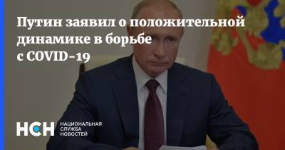 Путин заявил о положительной динамике в борьбе с COVID-19