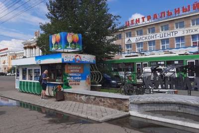 Киоск в центре Читы собрались закрыть за долг в 21 рубль