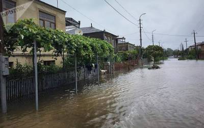Ливень затопил Поти и несколько сел: наводнение в регионе Самегрело - фото