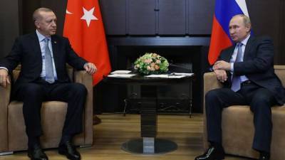 Путин обсудил с Эрдоганом ситуацию вокруг Софийского собора