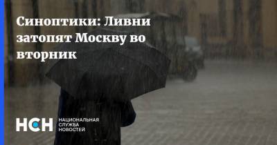 Синоптики: Ливни затопят Москву во вторник
